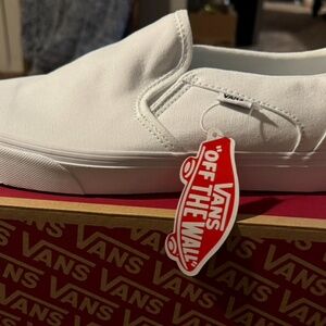 Vans Women’s White Slip-on Size 11